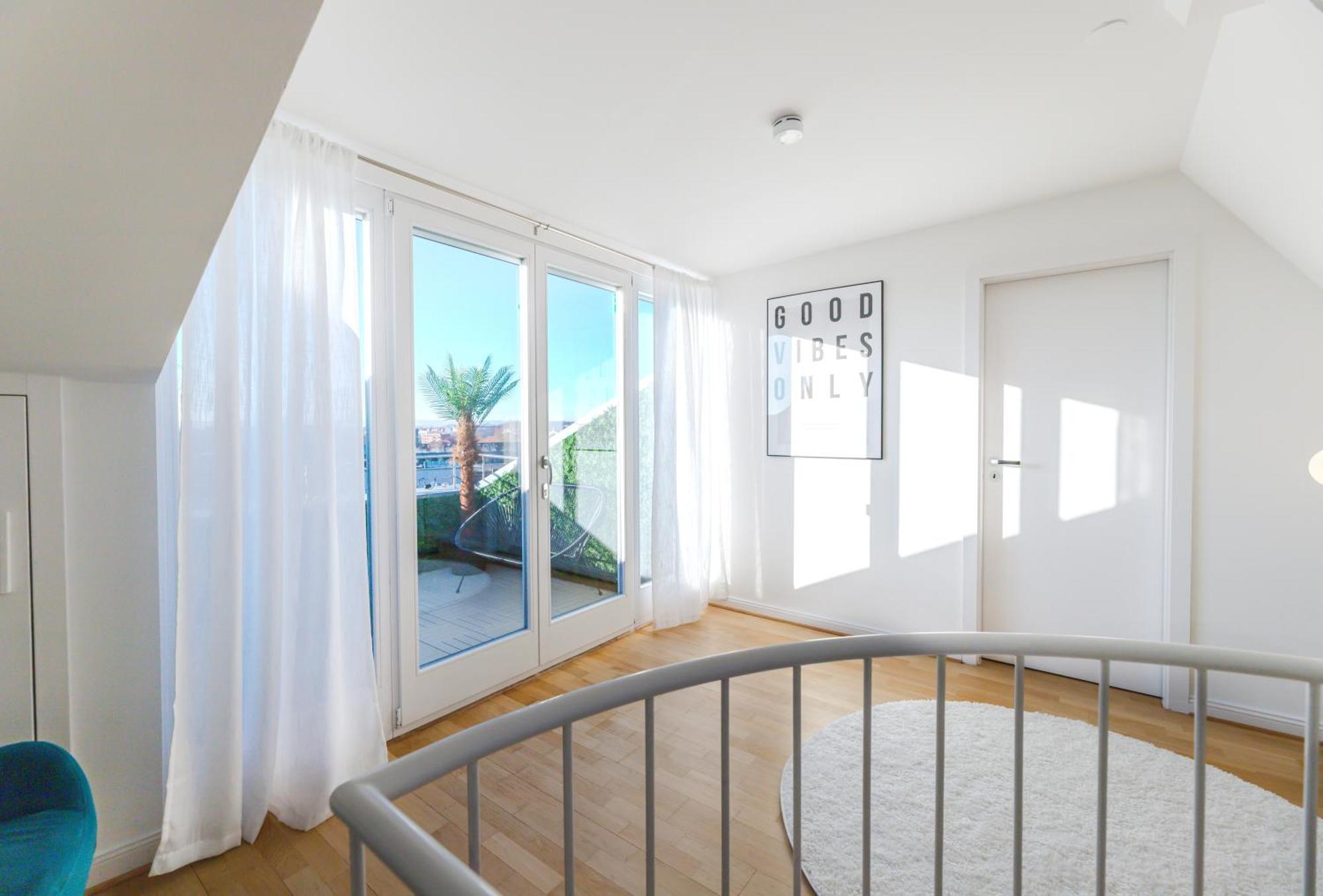 Nestup - 130 Qm Maisonette-Penthouse - Dachterrasse Mit Exklusivem Panoramablick Ганновер Экстерьер фото
