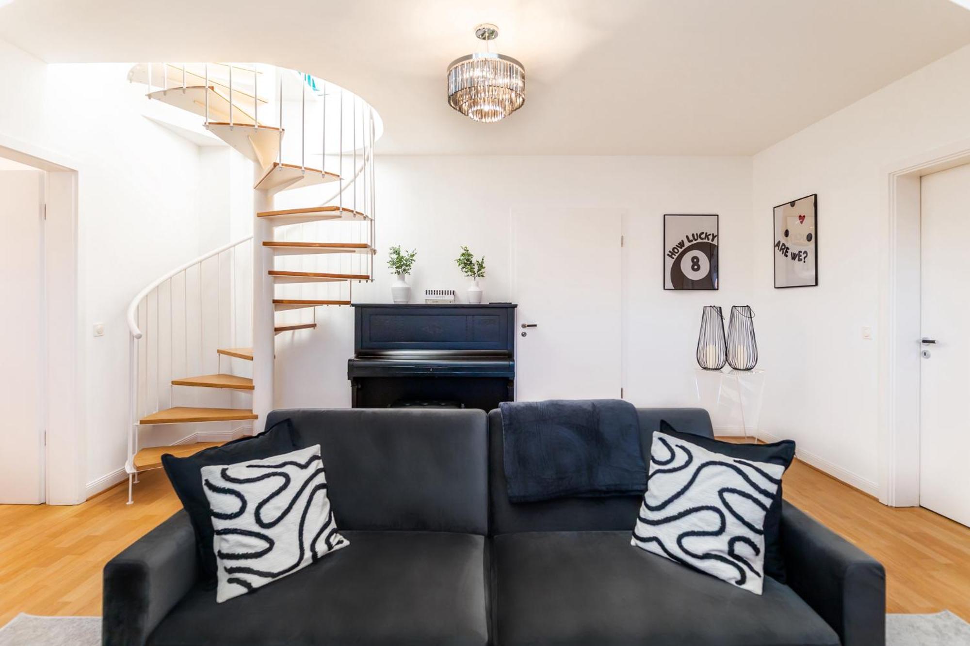 Nestup - 130 Qm Maisonette-Penthouse - Dachterrasse Mit Exklusivem Panoramablick Ганновер Экстерьер фото
